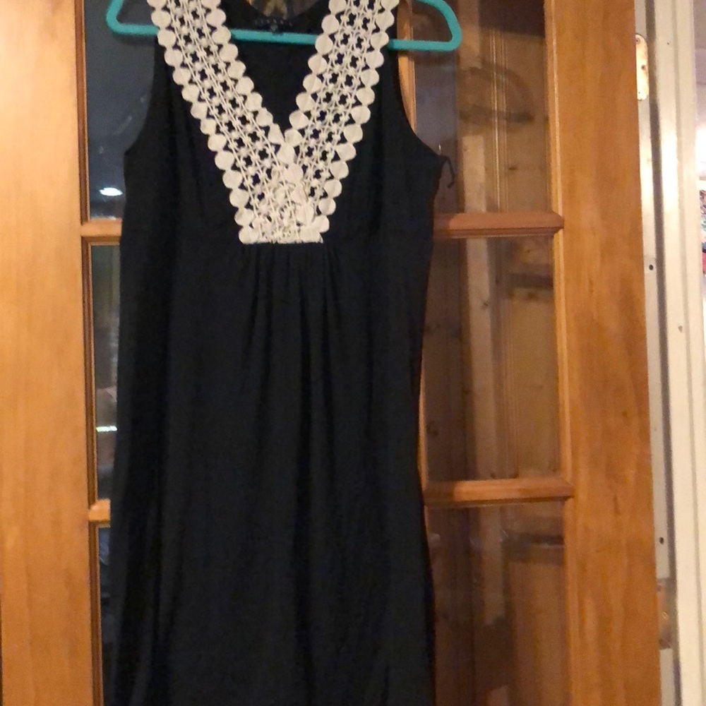 Tiana B black embroidered dress